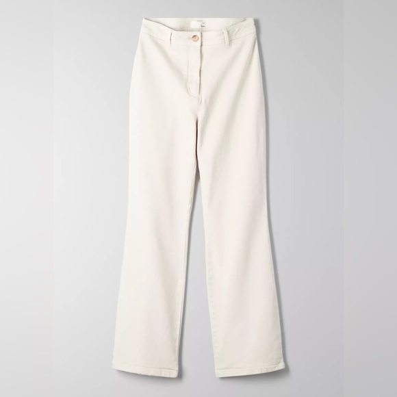 Aritzia Wilfred matte pearl Lizzie Pant size 6 new - Picture 10 of 12